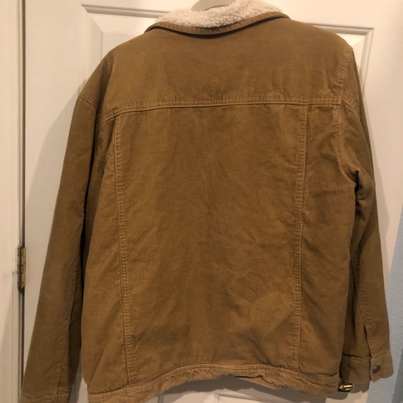 Men’s New York Classics Tan, Corduroy and Faux Fur jacket, size M - Picture 1 of 3